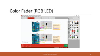 Color Fader (RGB LED)
FRITZING - PROF. PEREZ SANABRIA 42
 