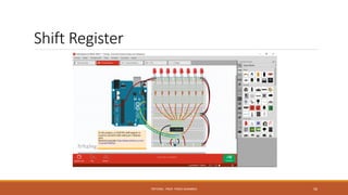 Shift Register
FRITZING - PROF. PEREZ SANABRIA 56
 