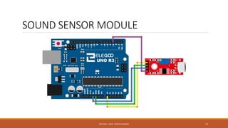 SOUND SENSOR MODULE
FRITZING - PROF. PEREZ SANABRIA 75
 