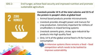 Overview of Livestock Contributions to the Sustainable Development Goals