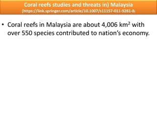 Frm 607 threats to coral reef b9 copy | PPTX