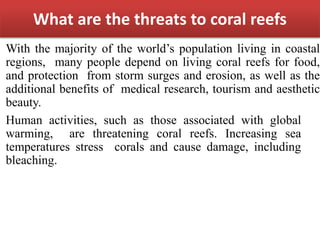 Frm 607 threats to coral reef b9 copy | PPTX