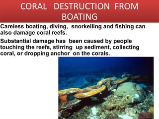Frm 607 threats to coral reef b9 copy | PPTX