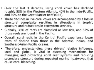 Frm 607 threats to coral reef b9 copy | PPTX