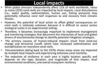 Frm 607 threats to coral reef b9 copy | PPTX