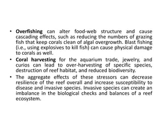 Frm 607 threats to coral reef b9 copy | PPTX