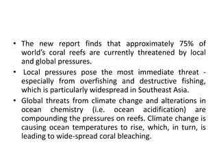 Frm 607 threats to coral reef b9 copy | PPTX