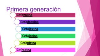 Primera generación
 