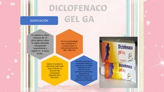 DOSIFICACIÓN
Se ha recomendado
una cantidad de 2 –
4 g para tratar un
área aproximada de
400 – 800 cm2
En adultos y niños
mayores de 12
años aplicar sobre
la región afectada
masajeando
suavemente y
repetir 3 – 4 veces
al día..
Aplicar el producto
solamente sobre piel
sana e intacta. La
duración del
tratamiento
depende de la
indicación.
De todas maneras, el
tratamiento debe ser
revisado por el médico
si después de dos
semanas de uso
persisten los síntomas.
Después de la
aplicación lavarse las
manos a menos que
estas sean las afectadas
 