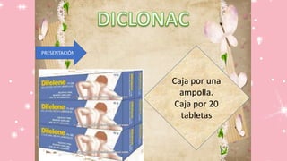 PRESENTACIÓN
Caja por una
ampolla.
Caja por 20
tabletas
 