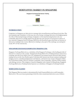 Financial risk management project report | DOCX