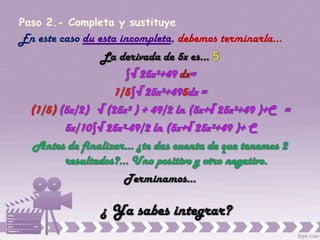 En este caso du esta incompleta, debemos terminarla…
 