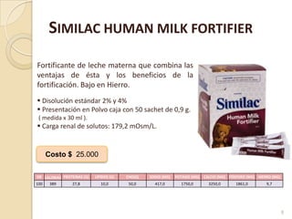 Fórmulas prematuros | PPTX