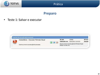 41
Preparo
• Teste 1: Salvar e executar
Prática
 