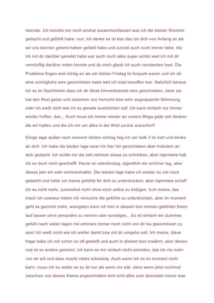 Liebestext übertrieben langer Liebestexte für