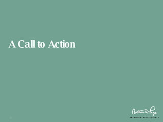A Call to Action 