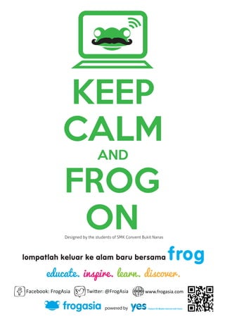 Frog buzz-posters-with-qr-code
