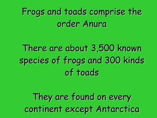 Frog Anatomy and morphology | PPT