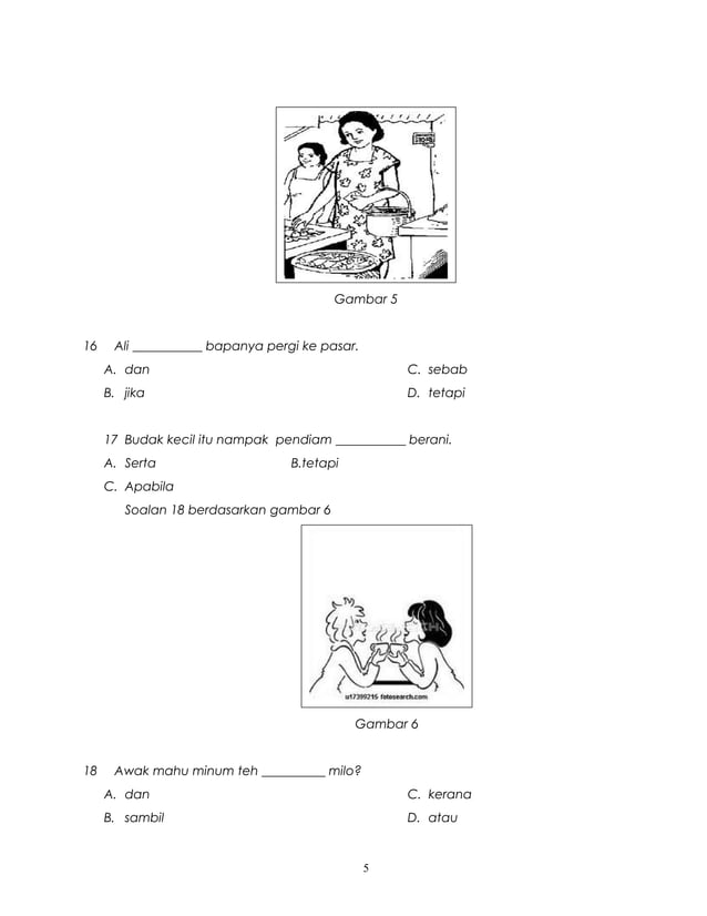 Latihan Bahasa Melayu Tahun 3 SKSU | DOC