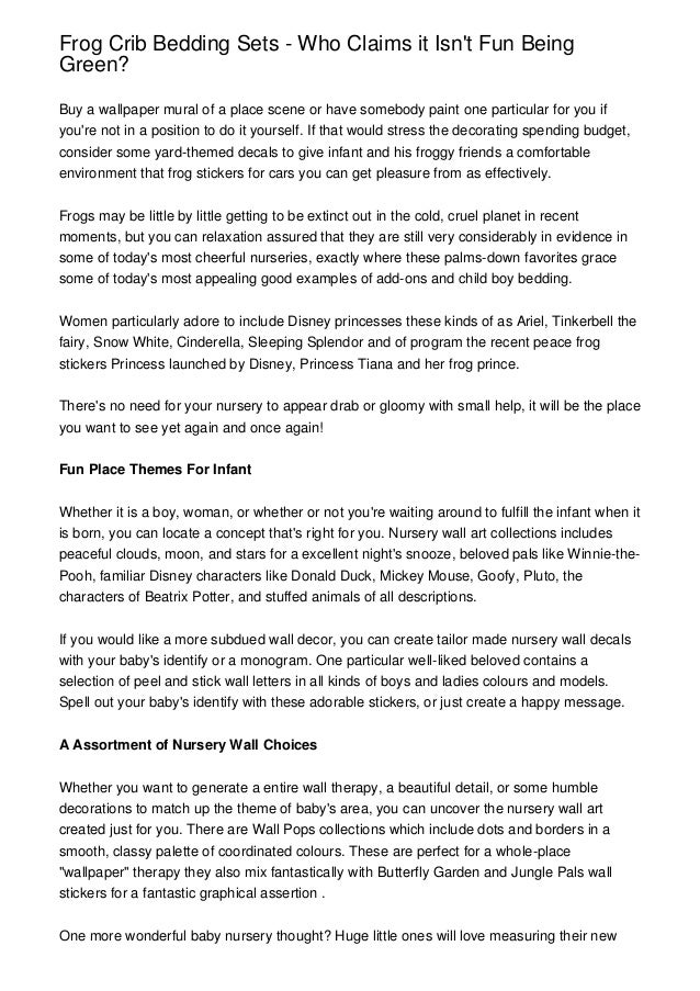 princess and the frog crib bedding