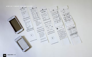 S T E P O 3 / I D E AT E A N D P R O T O T Y P E
August 2015 | iHUB
 