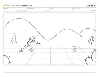 Scene
1_A_7_A_1_0
Duration
05:13
Panel
4
Duration
01:00
Frog Transmutation Page 21/81
 