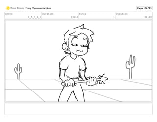 Scene
1_A_7_A_1
Duration
03:12
Panel
1
Duration
01:00
Frog Transmutation Page 24/81
 