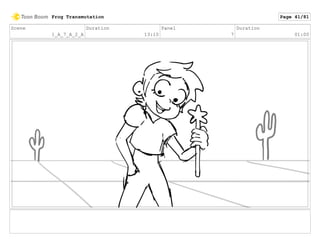 Scene
1_A_7_A_2_A
Duration
13:10
Panel
7
Duration
01:00
Frog Transmutation Page 41/81
 
