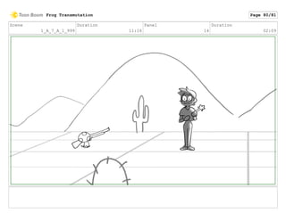 Scene
1_A_7_A_1_999
Duration
11:16
Panel
14
Duration
02:09
Frog Transmutation Page 80/81
 