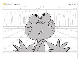 Scene
171
Duration
00:08
Panel
1
Duration
00:08
Frog Chase Page 171/231
 