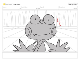 Scene
172
Duration
00:08
Panel
1
Duration
00:08
Frog Chase Page 172/231
 
