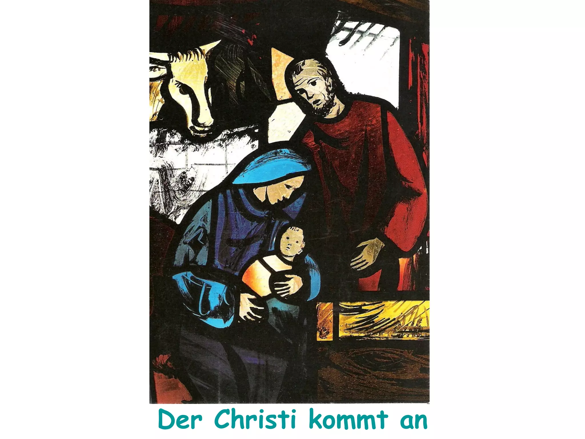Der Christi kommt an