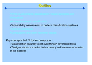Adversarial Pattern Classification