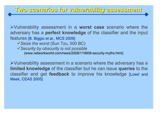 Adversarial Pattern Classification