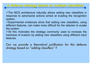 Adversarial Pattern Classification