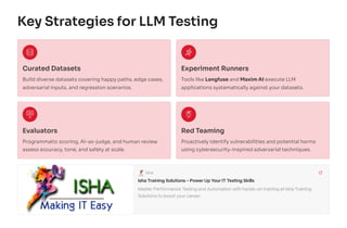 AI Testing & LLM Testing from Beginner to Master | PDF