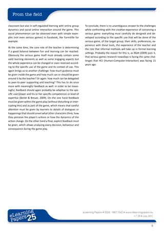 Serious Games and Formal and Informal Learning | PDF
