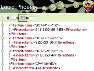 Lucid Phoenix Text file Lucid Importer Lucid Builder Lucid Player 
