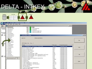 DELTA - INTKEY Database Text files DELTA INTKEY 