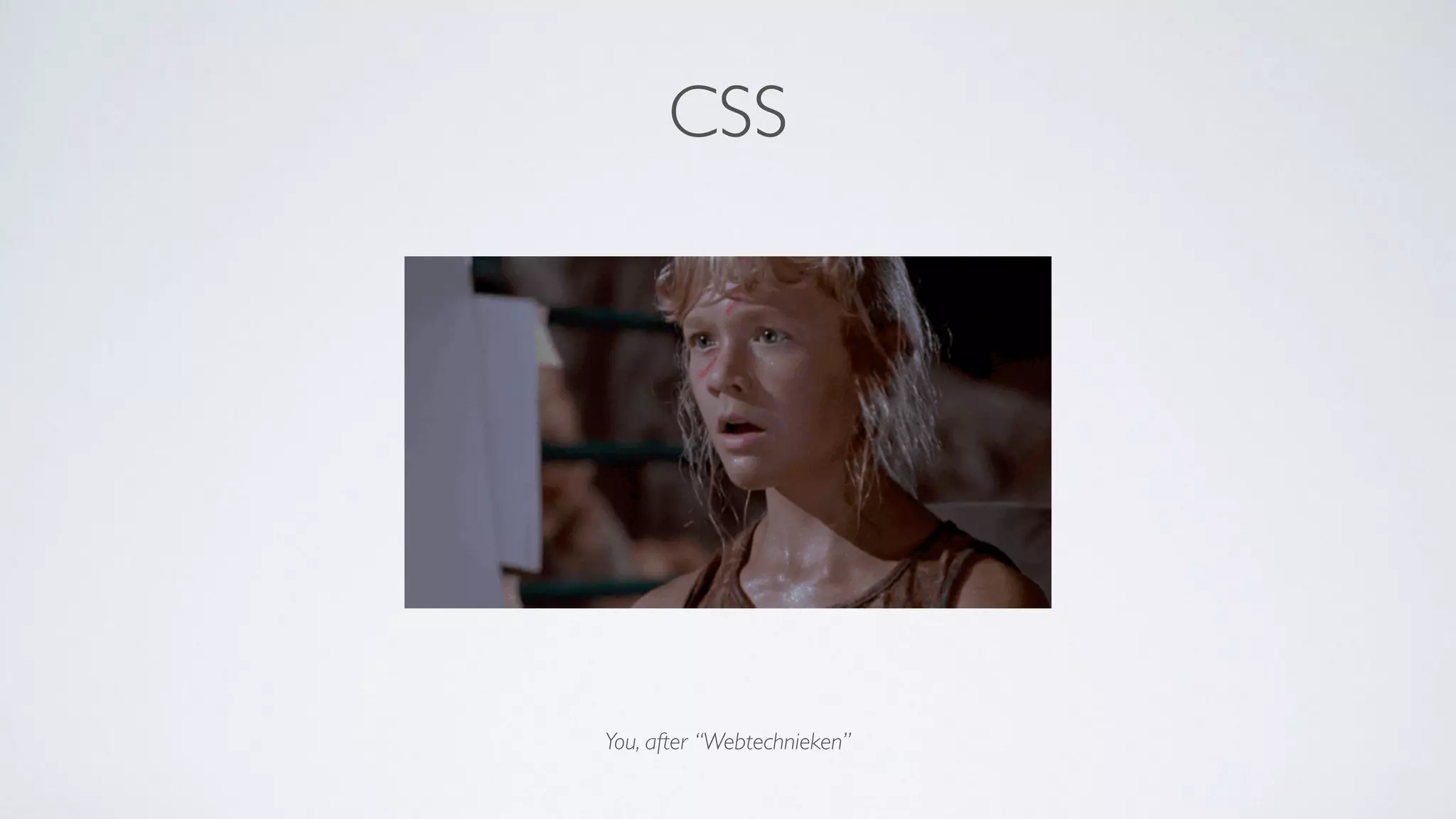 → If you know AngularJS, you know how Ionic works
CSS
You, after “Webtechnieken”
 