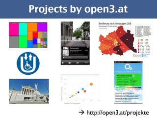 Projects by open3.at    http://open3.at/projekte 