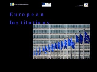 European  Institutions   AVECP_European_Institutions y Y.E.S.Project 