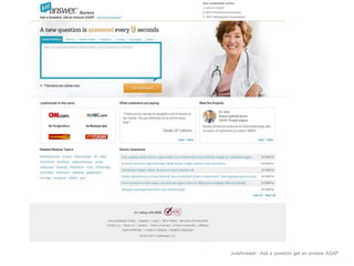 JustAnswer | Ask a question get an answer ASAP 
Ability to experiment 
is like a super power! 
 