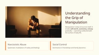From Shadow to Light: The Journey of Post-Manipulation Psychological ...