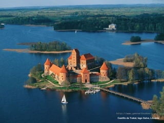 Castillo de Trakaï, lago Galve, Lituania
 