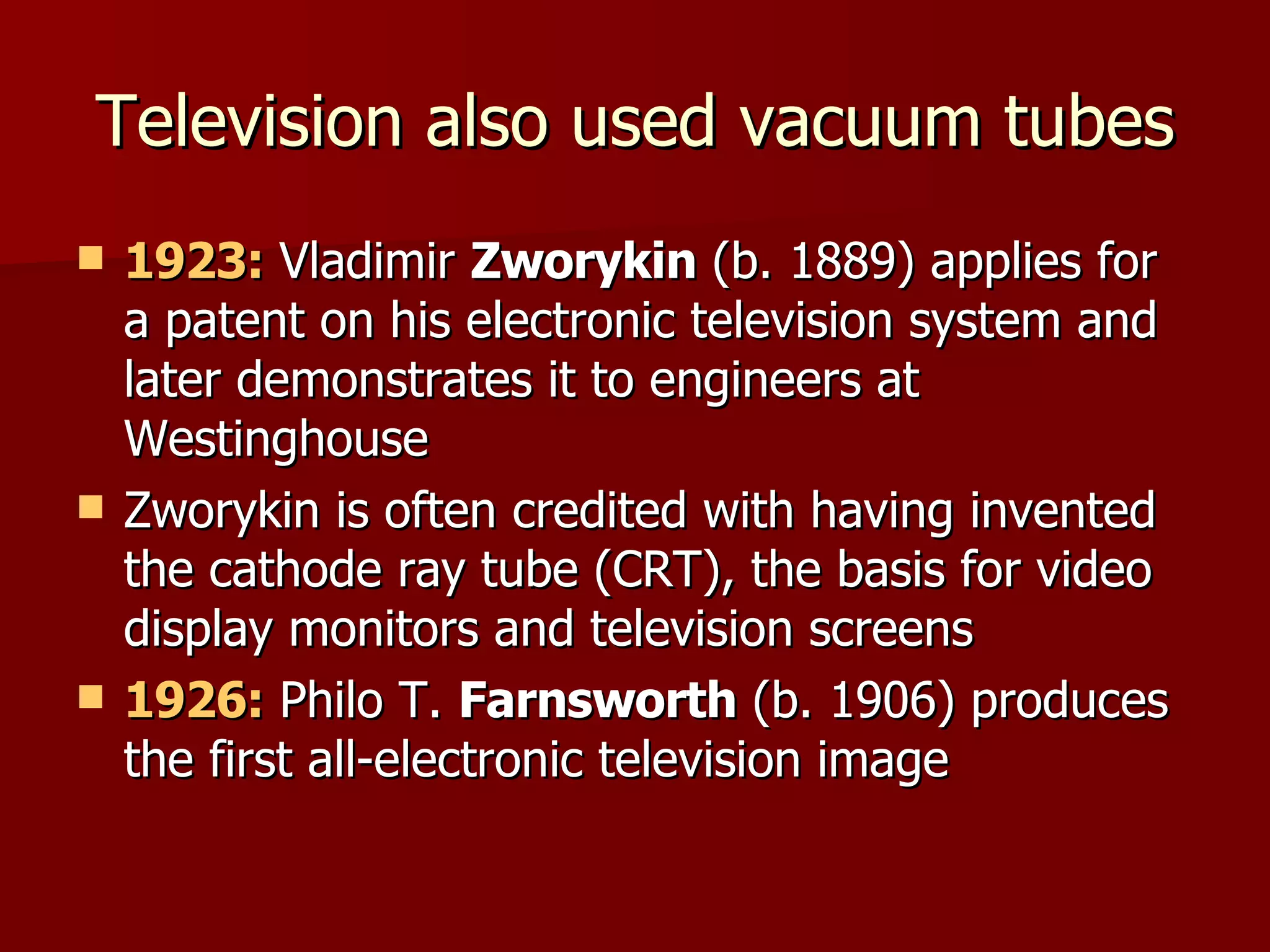 From Tube to Chip: Early Computer History | PPS