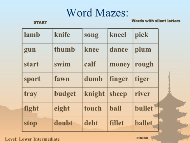 From Word Maze To New Vocabulary From Word Maze To New Vocabulary