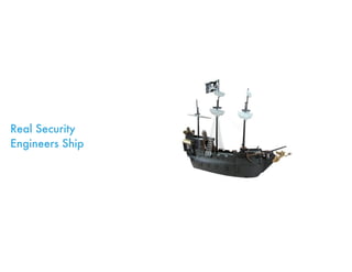 Real Security
Engineers Ship
 