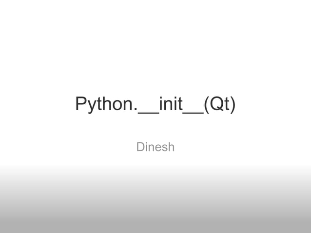 From 0 to mine sweeper in pyside | PPT