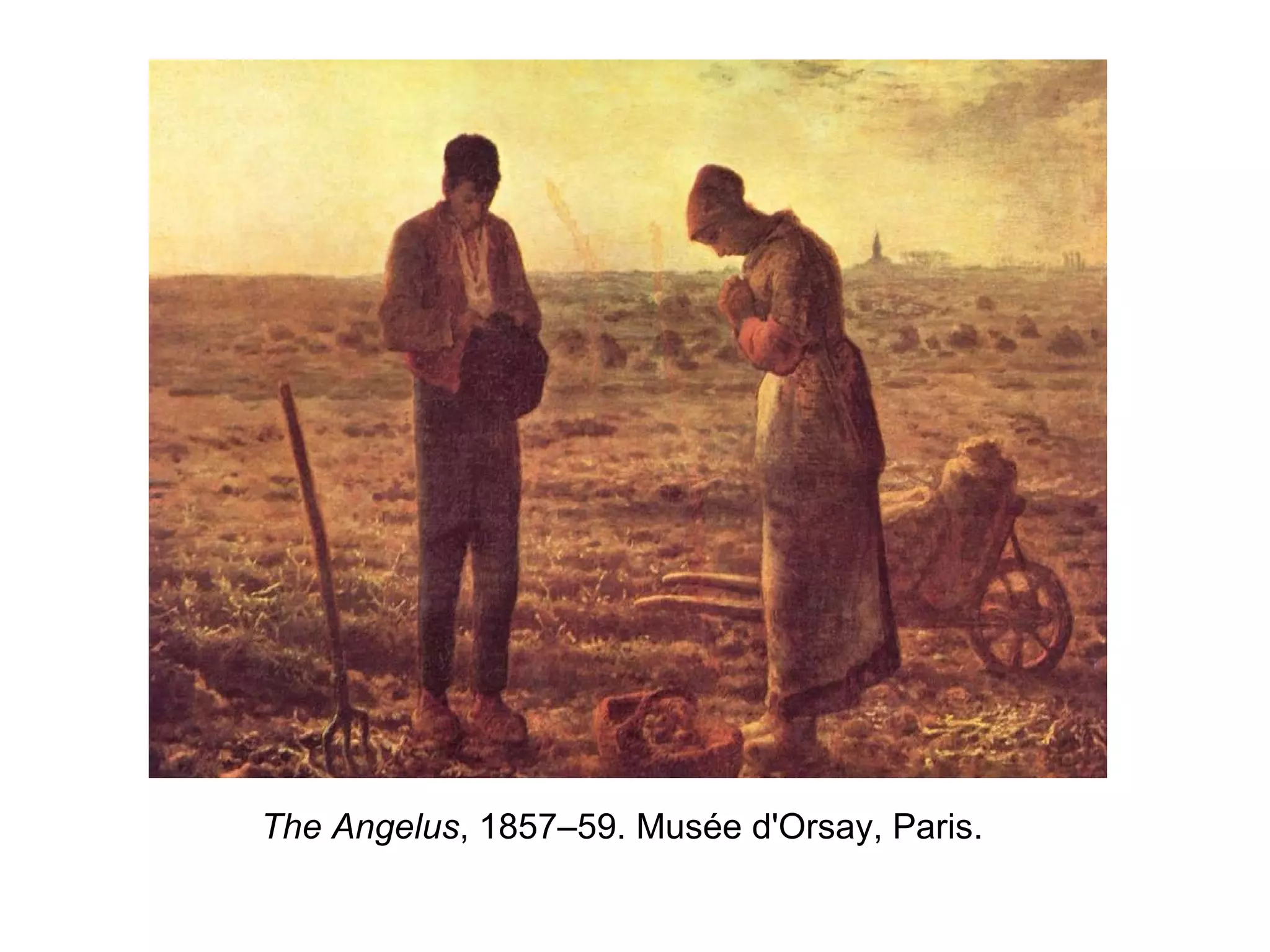 The Angelus , 1857–59. Musée d'Orsay, Paris. 